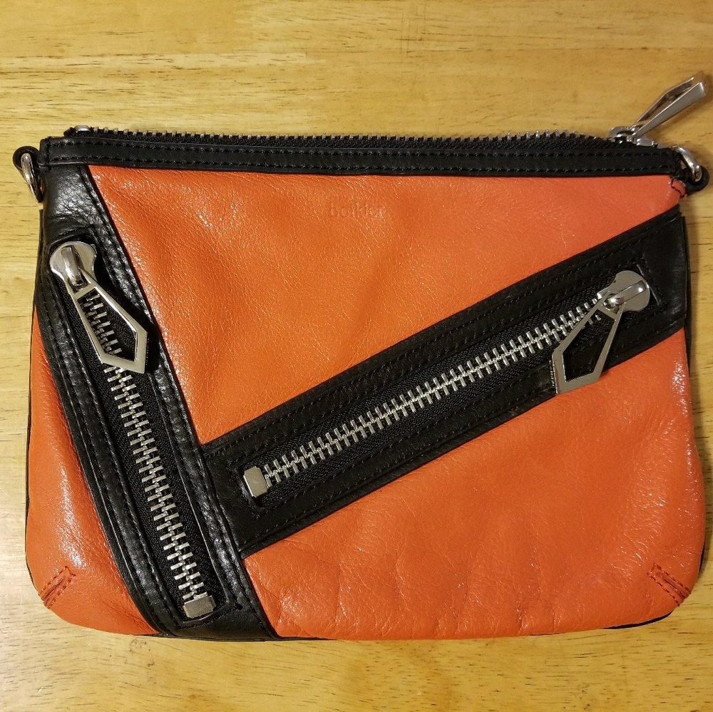 Botkier Bright orange wristlet